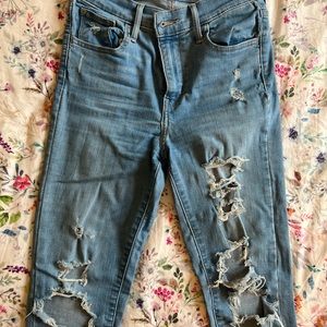 Levis High Rise Super Skinny